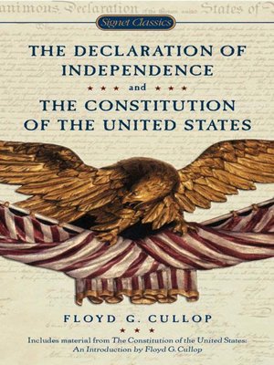 cover image of The Declaration of Independence and Constitution of the Unit